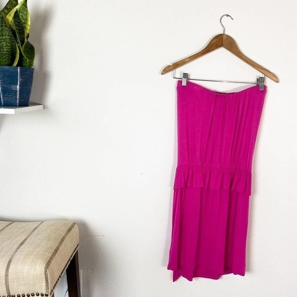 Ella Moss Pink Mini Strapless Tube Dress - Picture 6 of 7